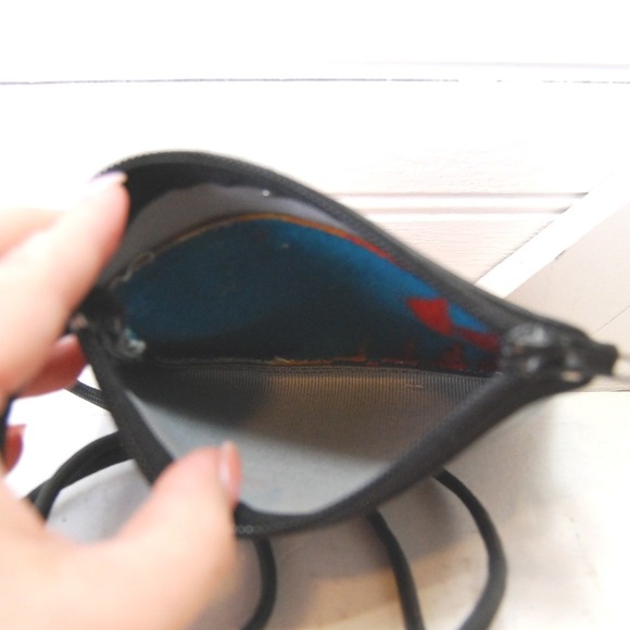 Vintage mini crossbody purse Western Tapestry & Faux Leather Shoulder bag - Picture 9 of 9